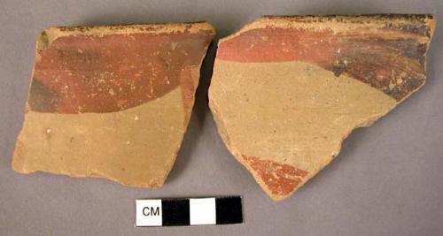 2 rim potsherds