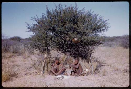 Ngani and his wife sitting