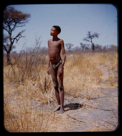 Portraits: Boy standing