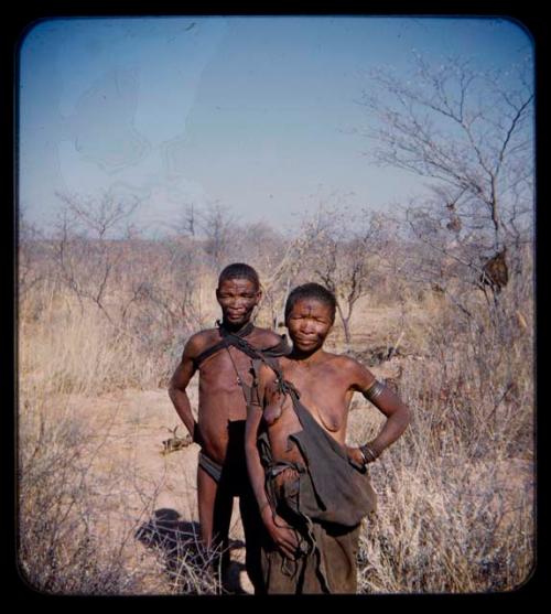 Portraits: Man and woman standing