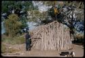 Man standing next to a cookhouse