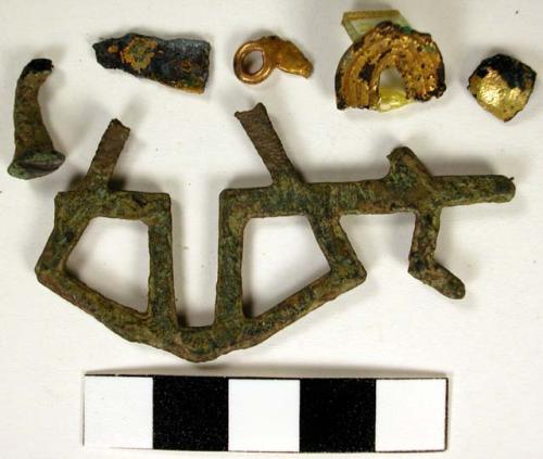 Metal, ornament fragments,