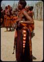 Head wife of Chief Nehemiah standing, profile