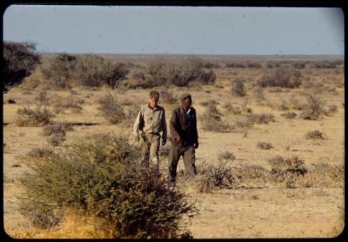 John Marshall and Edward Hartley walking