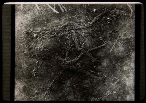 Petroglyph of two humans