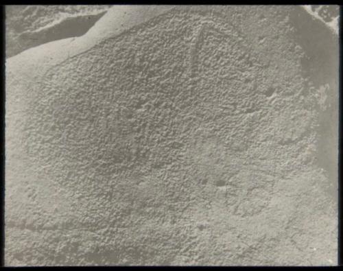 Petroglyph of an elephant