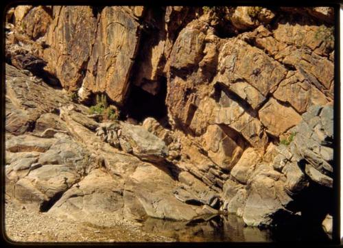 Cave near the upper spring at Scho-Scho