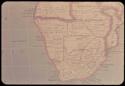 Map of the southern portion of Africa from Northern Rhodesia to the Cape
