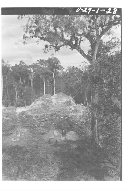 Temple II from high mound