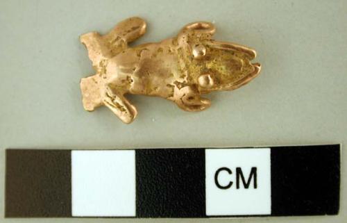 Gold frog pendant