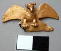 Gold plated copper figurine - condor