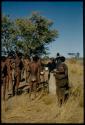 Expedition, Ethnographic work: Group of people standing with Kernel Ledimo and Lorna Marshall