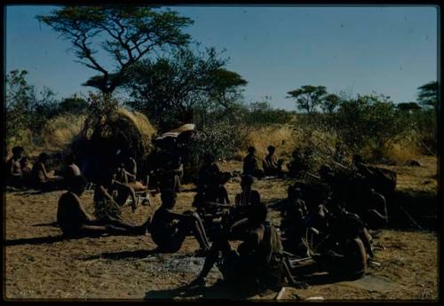 People in "Gao Hunchback's" band sitting