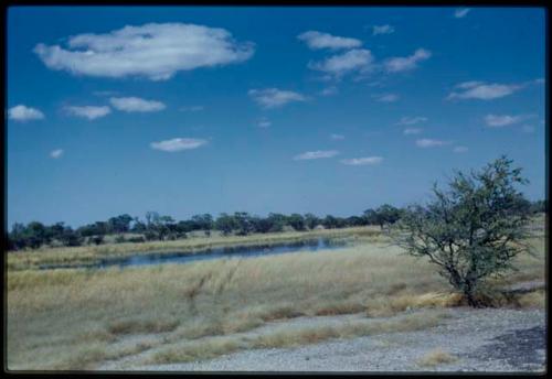 Scenery, Pan: Small pan near Gautscha filled with water