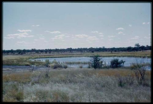 Scenery, Pan: Small pan near Gautscha filled with water