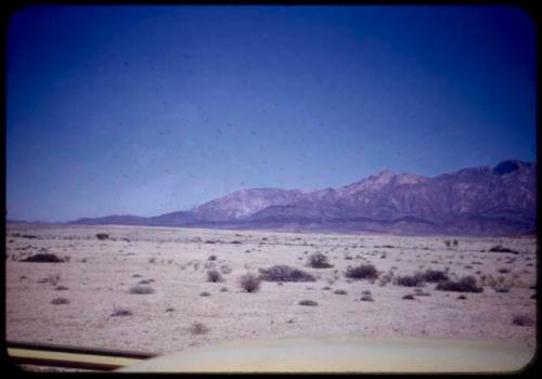 Scenery, Mountains: Mountains, view from an expedition truck