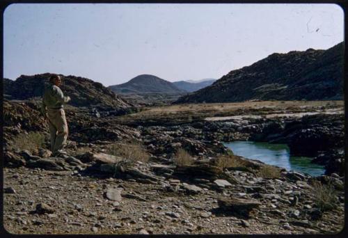 Rocky banks along the Kunene River