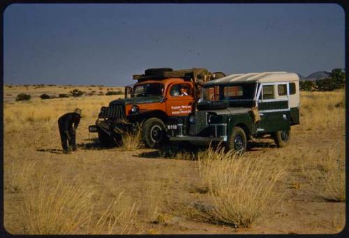 Expedition trucks (Dodge and Land Rover)