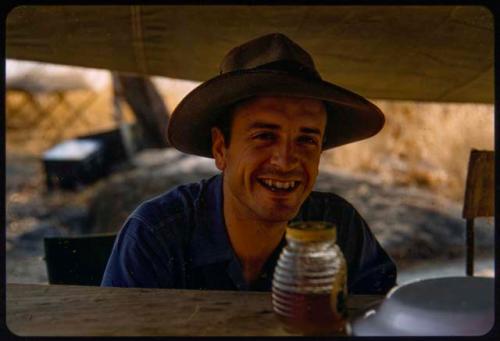 Man in charge of a research station at an experimental farm