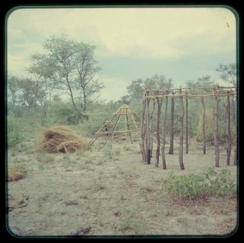 "Bantu-style" house under construction