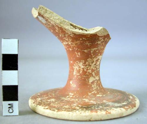 Glazed Mycenaean goblet foot