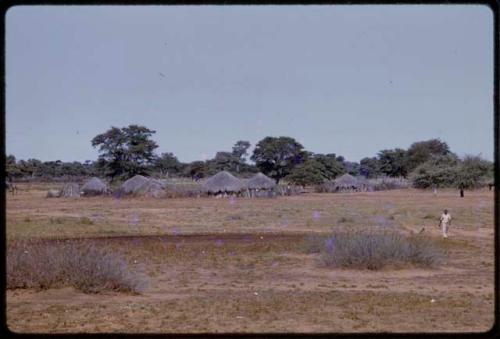 Village, seen in the distance