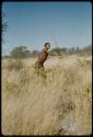 Spear, Throwing: Man throwing an assegai