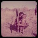 Children, Music: //Ao holding his daughter and a one-stringed "violin"