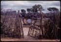 Cart, seen through a gate