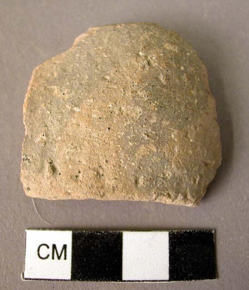 Potsherd -  "Urfirnis" glaze used as paint on handle