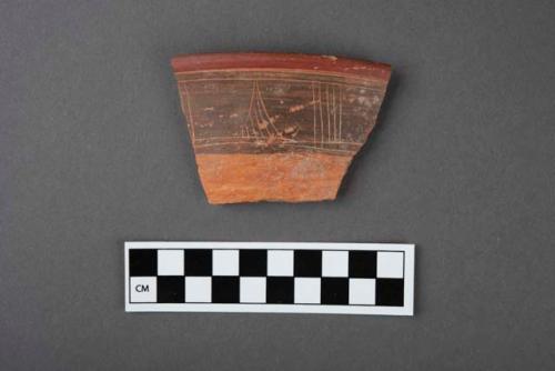 Pottery, incised fragments