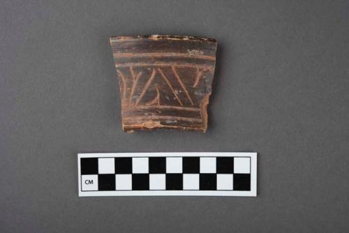 Pottery, incised fragments