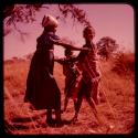 Three girls playing