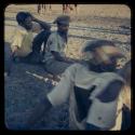 Men sitting at Venter’s (Fendare) property