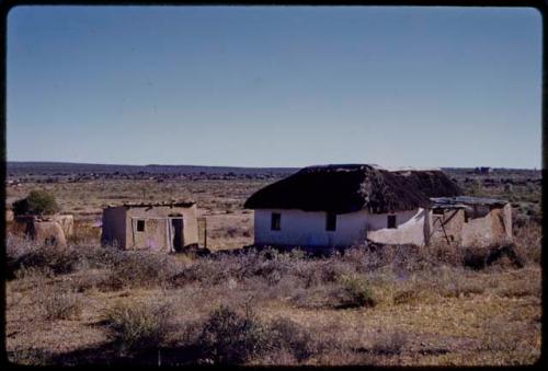 Houses in a field