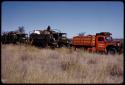 Expedition trucks on a road