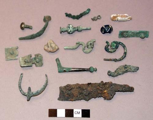 Fragment of bronze objects