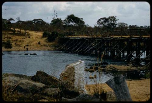 Bridge over the Okavango River, between Vila Artur de Paiva and Serpo Pinto