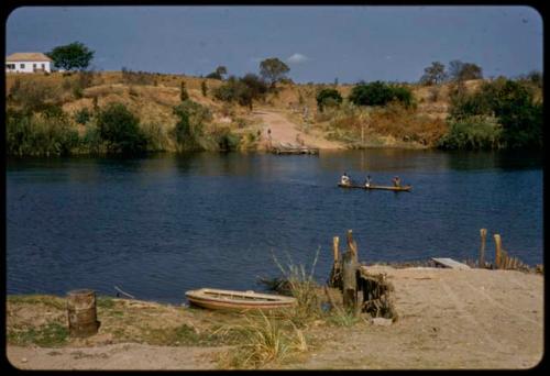 Okavango River crossing at Caiundo