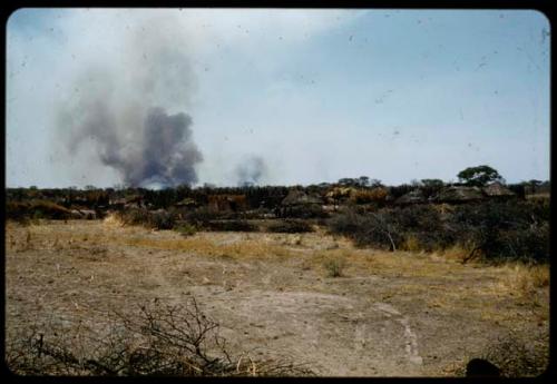 View of fire from Elia's kraal