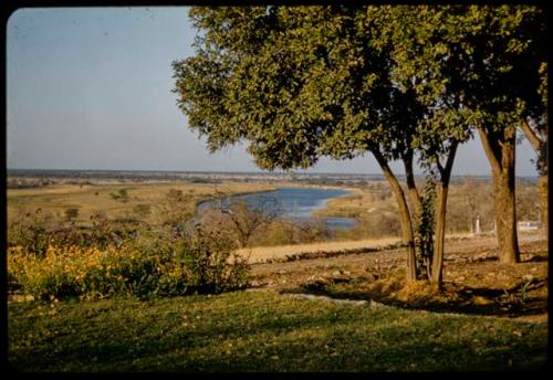 View of the Okavango River from Native Commissioner's home