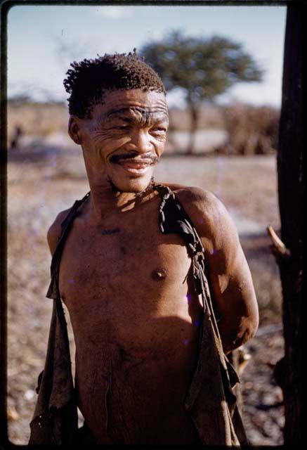 Man standing, close-up