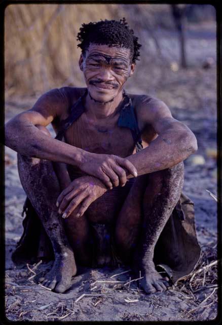 Man sitting on the ground