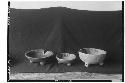 Monjas - Three three -legged bowls
