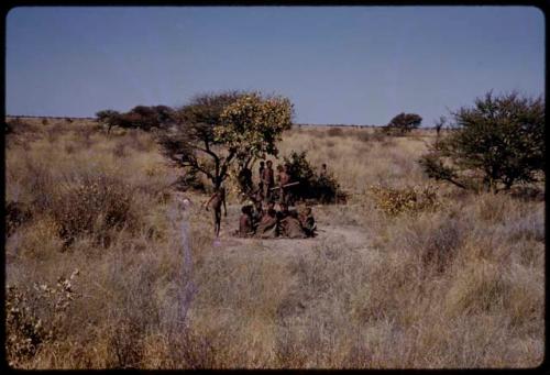 Group gathered for Oukwane's dance