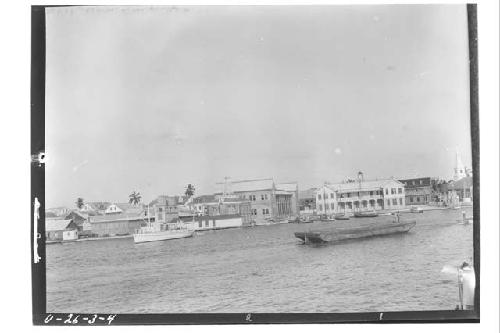 Looking across River at Courthouse and Post Office