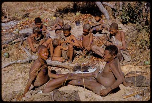 Group of people sitting together