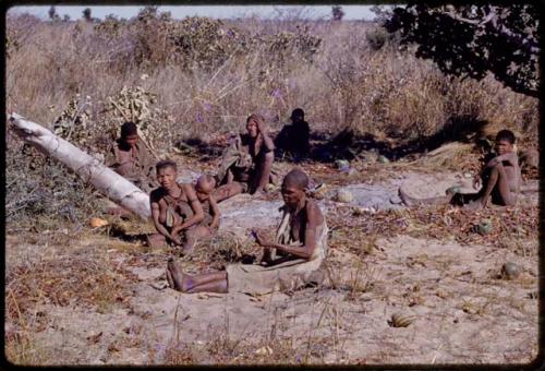 Group of people sitting together