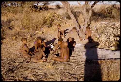 Group of people sitting together