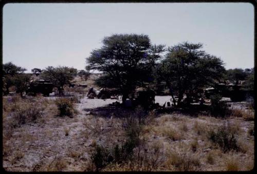 Expedition camp, seen from a distance